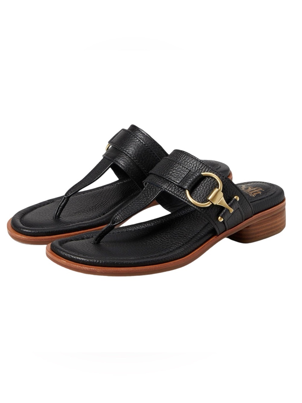 Söfft Fernanda Italian Leather Sandal Size 7 New Without Box Black